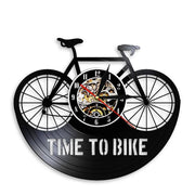 Relojes Bicicleta de reloj de vinilo ecomboutique138 OrnateVogue Títulopredeterminado