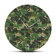 Relojes Camuflaje de papel tapiz original ecomboutique138 OrnateVogue SinducarVerde