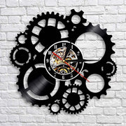 Relojes Diseño de pared de vinilo de diseño industrial ecomboutique138 OrnateVogue