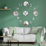 Relojes Efecto de fotografía de reloj de pared ecomboutique138 OrnateVogue 120cm