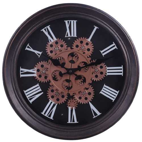 Relojes Engranajes de giro del reloj industrial ecomboutique138 OrnateVogue Títulopredeterminado