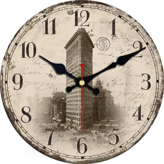 Horloge Murale Vintage Times Square de New York