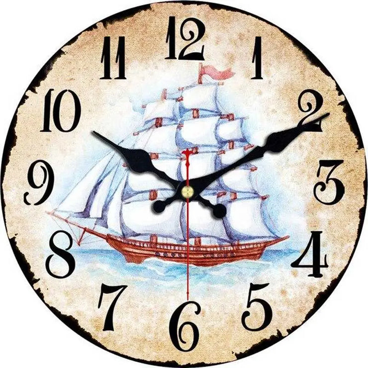 Horloge mural Bateau