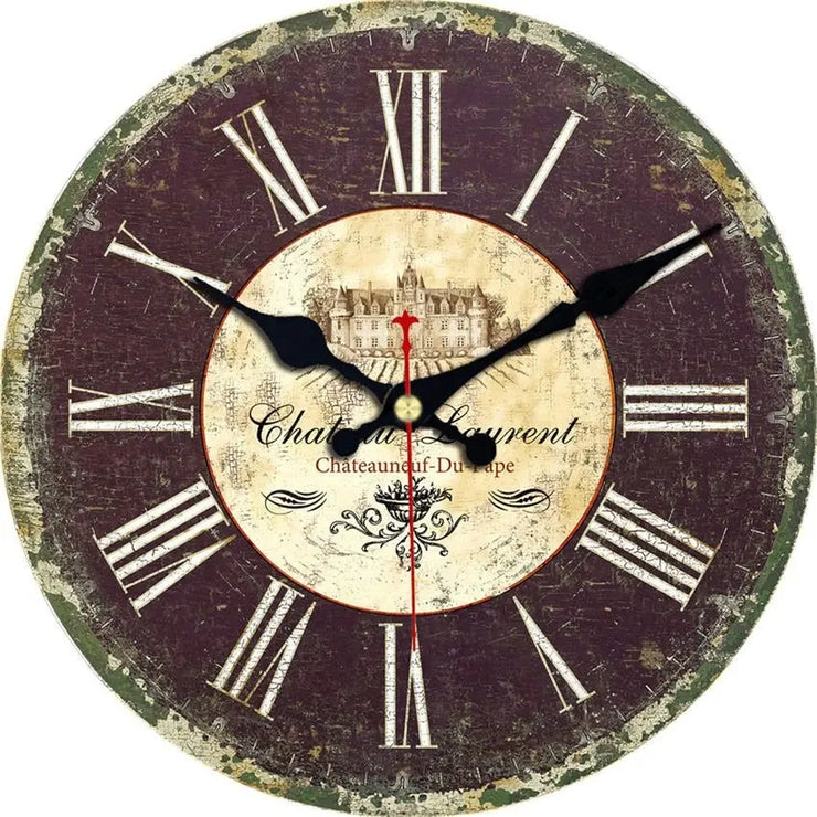 Relojes Reloj de efecto de óxido vintage ecomboutique138 OrnateVogue 15cm