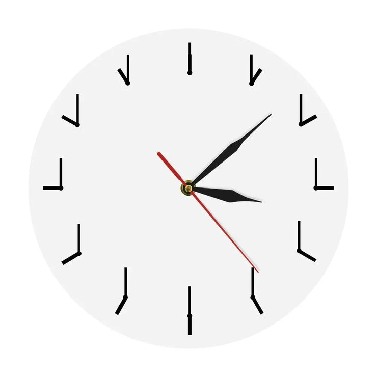 Relojes Reloj de pared blanco original ecomboutique138 OrnateVogue Sinducar