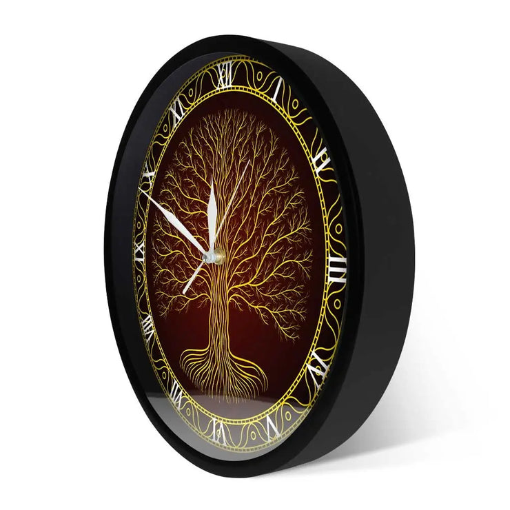 Relojes Reloj de pared de árbol vikingo ecomboutique138 OrnateVogue