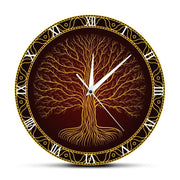 Relojes Reloj de pared de árbol vikingo ecomboutique138 OrnateVogue Sinducar