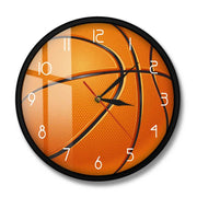 Relojes Reloj de pared de baloncesto original ecomboutique138 OrnateVogue Marcar