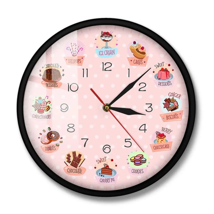 Relojes Reloj de pared de cocina animada ecomboutique138 OrnateVogue