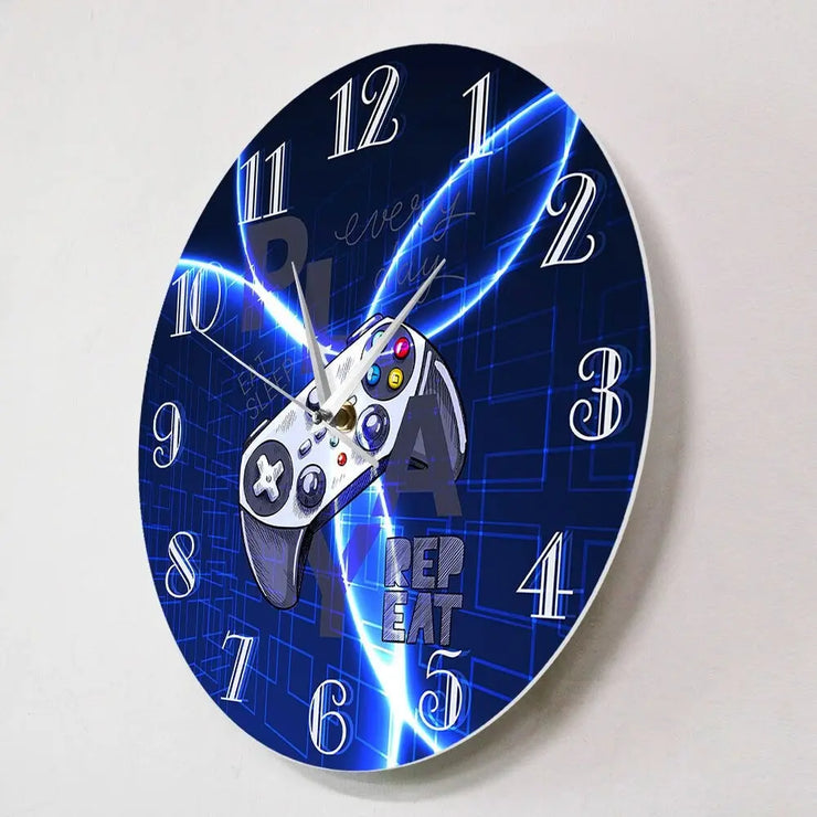 Relojes Reloj de pared de jugador original ecomboutique138 OrnateVogue