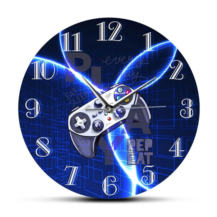 Relojes Reloj de pared de jugador original ecomboutique138 OrnateVogue Sinducar