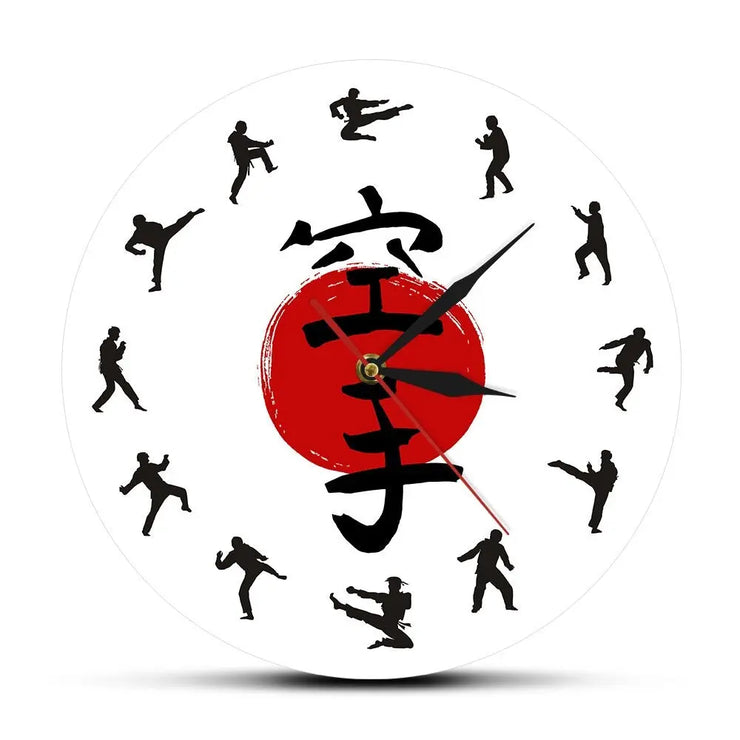 Relojes Reloj de pared de karate original japonés ecomboutique138 OrnateVogue Sinducar
