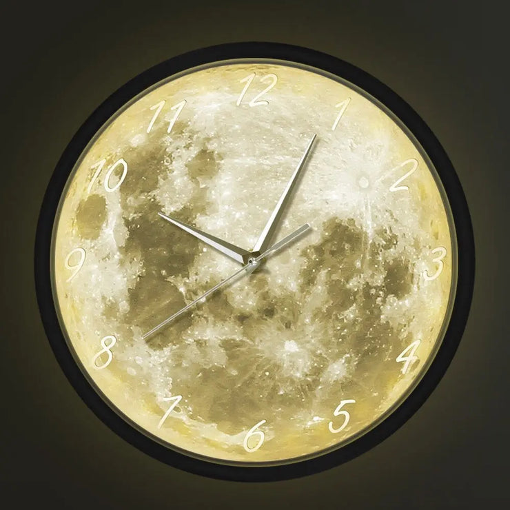 Relojes Reloj de pared de luna original ecomboutique138 OrnateVogue Títulopredeterminado