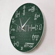 Relojes Reloj de pared de matemáticas originales ecomboutique138 OrnateVogue