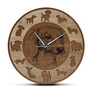 Relojes Reloj de pared de perros ecomboutique138 OrnateVogue Sinducar