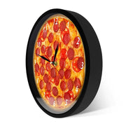 Relojes Reloj de pared de pizza ecomboutique138 OrnateVogue