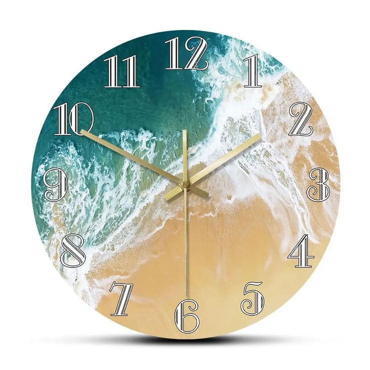Relojes Reloj de pared de playa original ecomboutique138 OrnateVogue Sinducar