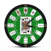 Relojes Reloj de pared de póker original ecomboutique138 OrnateVogue Sinducar