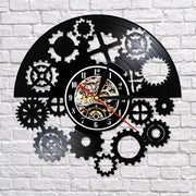 Relojes Reloj de pared de vinilo steampunk ecomboutique138 OrnateVogue