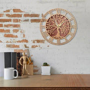 Relojes Reloj de pared del árbol de la vida ecomboutique138 OrnateVogue