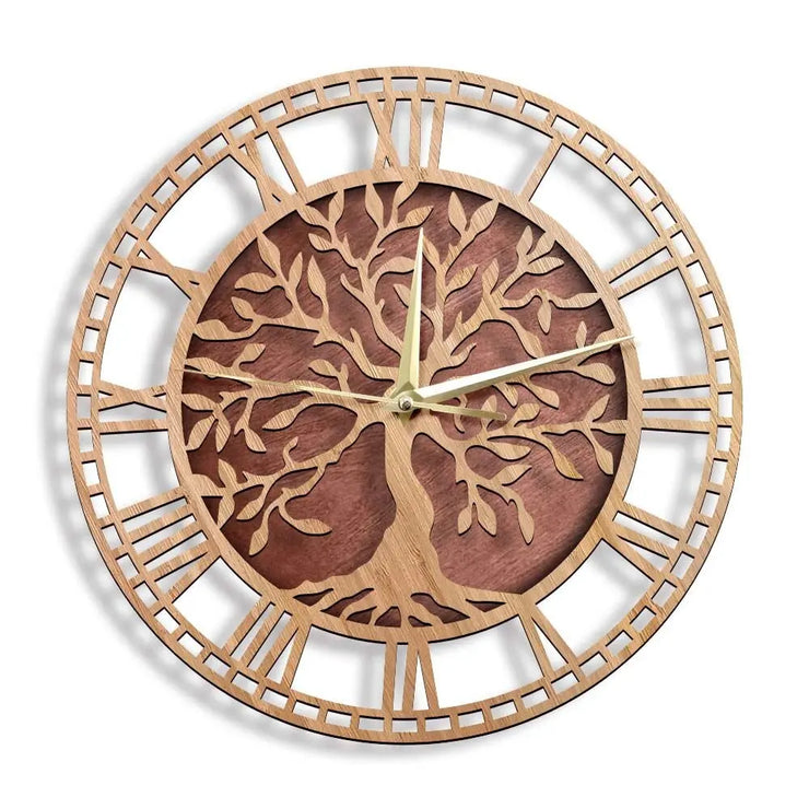 Relojes Reloj de pared del árbol de la vida ecomboutique138 OrnateVogue Títulopredeterminado