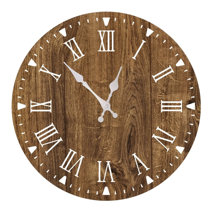 Relojes Reloj de pared escandinavo marrón nórdico ecomboutique138 OrnateVogue Títulopredeterminado