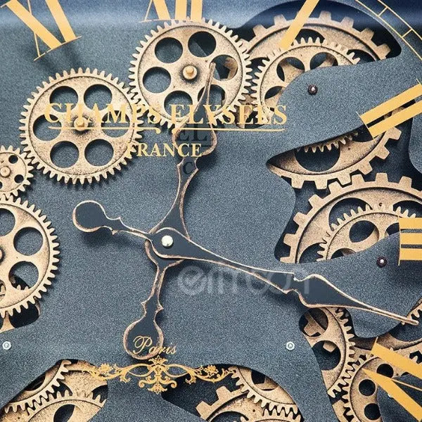 Relojes Reloj de pared industrial francés ecomboutique138 OrnateVogue