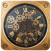 Relojes Reloj de pared industrial francés ecomboutique138 OrnateVogue Títulopredeterminado
