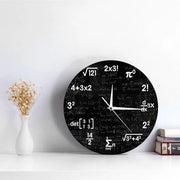 Relojes Reloj de pared matemática original ecomboutique138 OrnateVogue