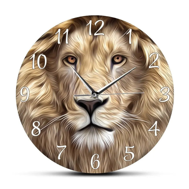 Relojes Reloj de pared original de león ecomboutique138 OrnateVogue Sinducar