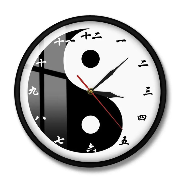 Relojes Reloj de pared yin yang ecomboutique138 OrnateVogue Marcar