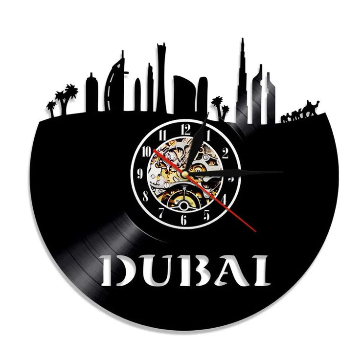Relojes Reloj de vinilo Dubai ecomboutique138 OrnateVogue Títulopredeterminado