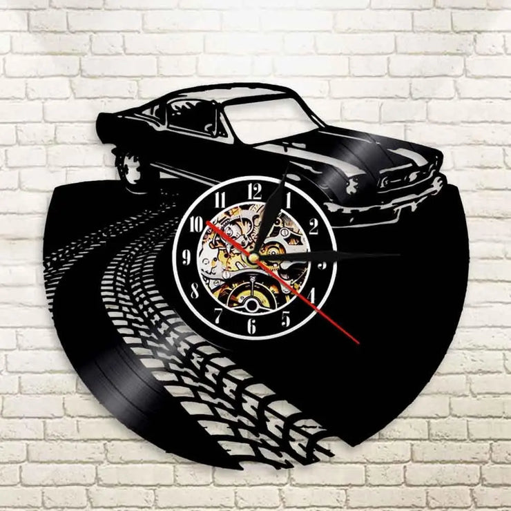 Relojes Reloj de vinilo LED Car ecomboutique138 OrnateVogue