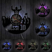 Relojes Reloj de vinilo LED Messi ecomboutique138 OrnateVogue Títulopredeterminado