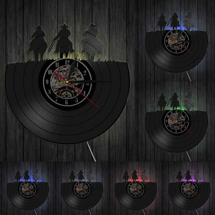 Relojes Reloj de vinilo LED Western ecomboutique138 OrnateVogue Títulopredeterminado