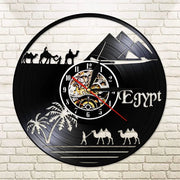 Relojes Reloj de vinilo LED de Egipto ecomboutique138 OrnateVogue