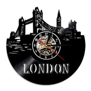 Relojes Reloj de vinilo de Londres ecomboutique138 OrnateVogue Títulopredeterminado