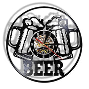 Relojes Reloj de vinilo de cerveza ecomboutique138 OrnateVogue Títulopredeterminado
