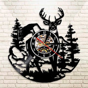 Relojes Reloj de vinilo de ciervo LED ecomboutique138 OrnateVogue