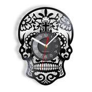 Relojes Reloj de vinilo de cráneo mexicano ecomboutique138 OrnateVogue Títulopredeterminado