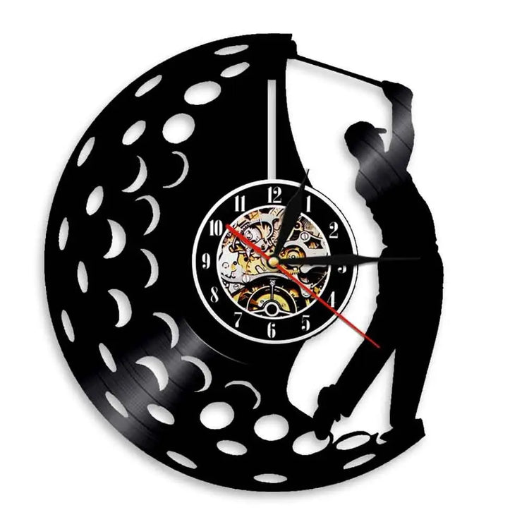Relojes Reloj de vinilo de golf ecomboutique138 OrnateVogue Títulopredeterminado
