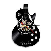 Relojes Reloj de vinilo de guitarra LED ecomboutique138 OrnateVogue