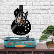 Relojes Reloj de vinilo de guitarra LED ecomboutique138 OrnateVogue