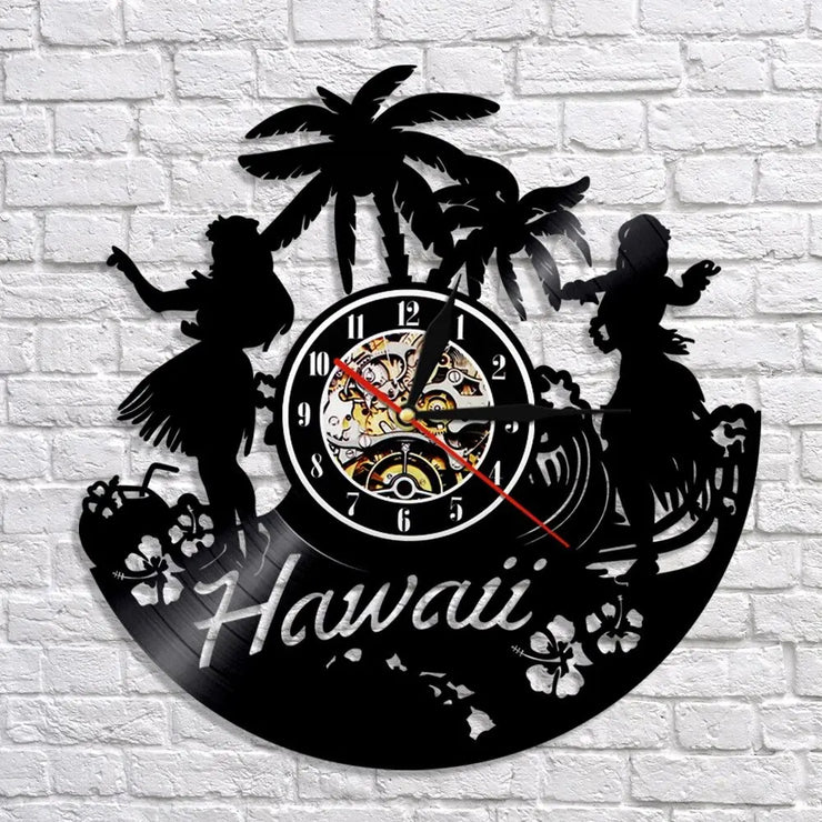 Relojes Reloj de vinilo hawaii ecomboutique138 OrnateVogue