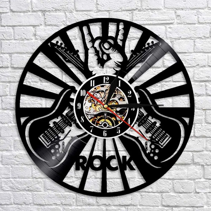 Relojes Reloj de vinilo rock 'n' roll ecomboutique138 OrnateVogue Títulopredeterminado