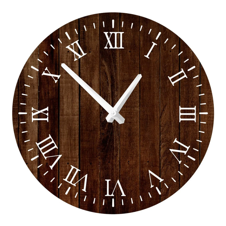 Relojes Reloj escandinavo de madera vieja ecomboutique138 OrnateVogue Títulopredeterminado