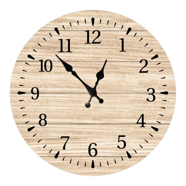 Relojes Reloj escandinavo de roble transparente ecomboutique138 OrnateVogue Títulopredeterminado
