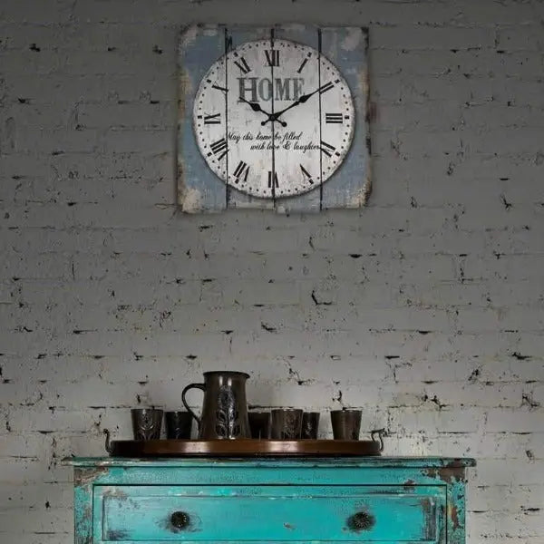 Relojes Reloj industrial cuadrado ecomboutique138 OrnateVogue
