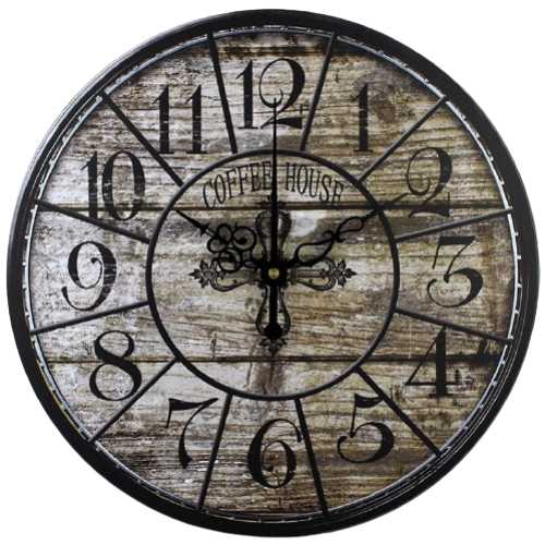 Relojes Reloj industrial de 40 cm ecomboutique138 OrnateVogue Títulopredeterminado