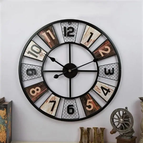 Relojes Reloj industrial de 60 cm ecomboutique138 OrnateVogue